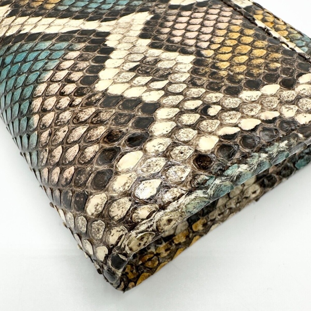Gucci Gg Marmont Exotic Multicolor Python Compact… - image 7